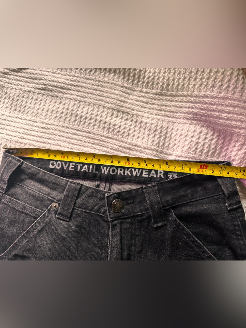 Dovetail Workwear Women's slim leg Black Jeans - Picture 3 of 4